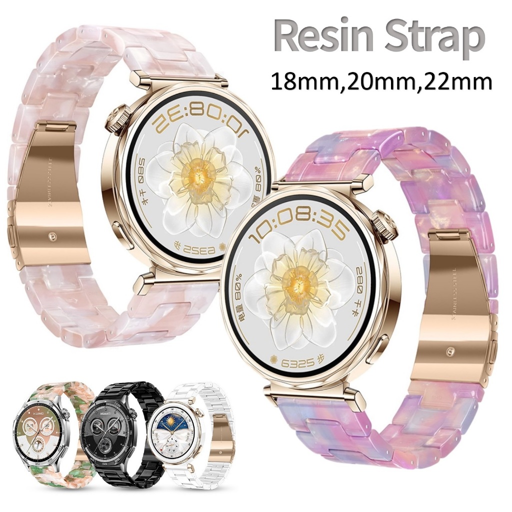 Dreamy Resin Strap For Huawei watch GT 6 สาย huawei watch gt 5 / Huawei GT5 Pro / GT2/GT3/ Huawei GT