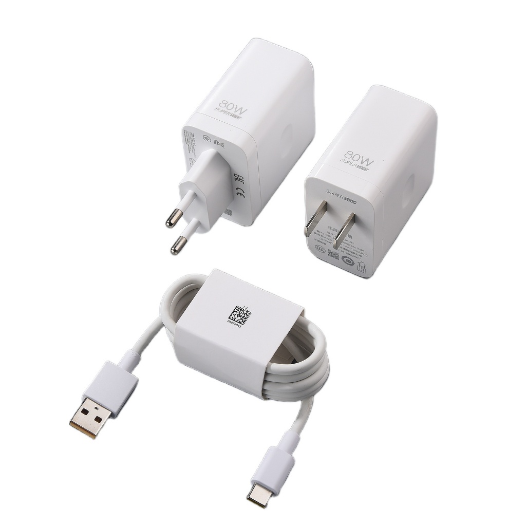 Realme 15 14 13 12 11 Pro + 80W Charger EU US UK SuperVooc Super Fast Charing Wall Power Adapter USB