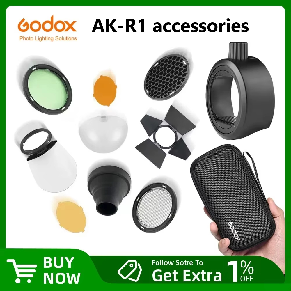 Godox AK-R11+S-R2+AK-R16+AK-R14+AK-R18+AK-R13+V-11C + V-11T + AK-R12 + AK-R15 + AK-R1R200 อุปกรณ์เสร