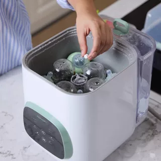 บล็อกซักผ้าอย่างเป็นทางการของ Momcozy KleanPal Pro เครื่องซักผ้าขวดนม, เม็ดผงซักฟอก 120 เม็ด