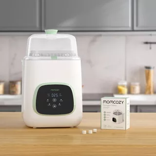บล็อกซักผ้าอย่างเป็นทางการของ Momcozy KleanPal Pro เครื่องซักผ้าขวดนม, เม็ดผงซักฟอก 120 เม็ด