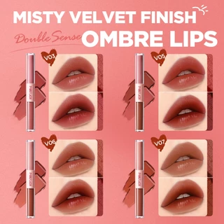 Pinkflash Ombrelips 2 In 1 ลิปสติก เนื้อแมตต์กํามะหยี่ 14 สี ติดทนนาน