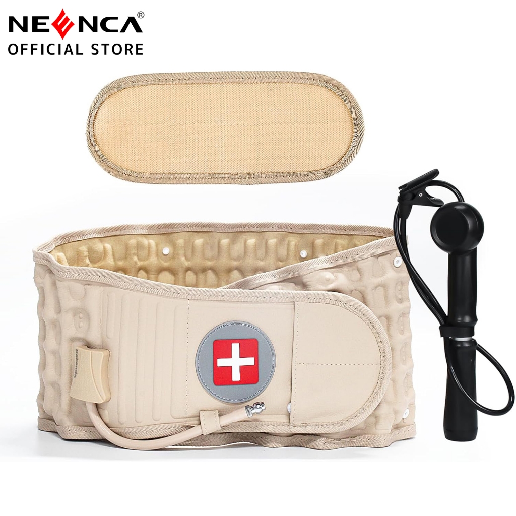 เข็มขัดบีบอัดหลัง นีก้า บรรเทาอาการปวดหลังส่วนล่าง สีเหลือง เอว 29-49 นิ้ว