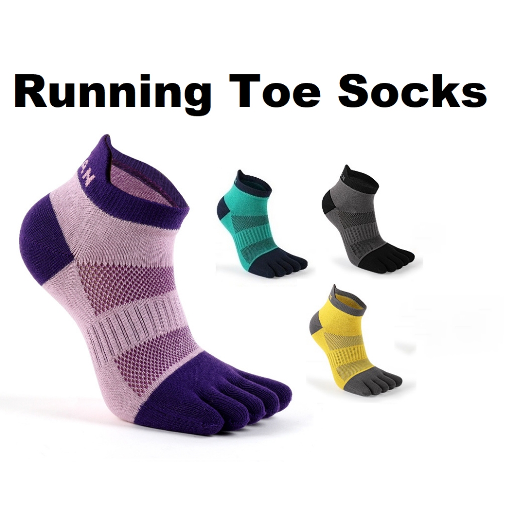 Five-Finger Short-Tube Summer Thin Back Breathable Mesh Split-Toe Socks
