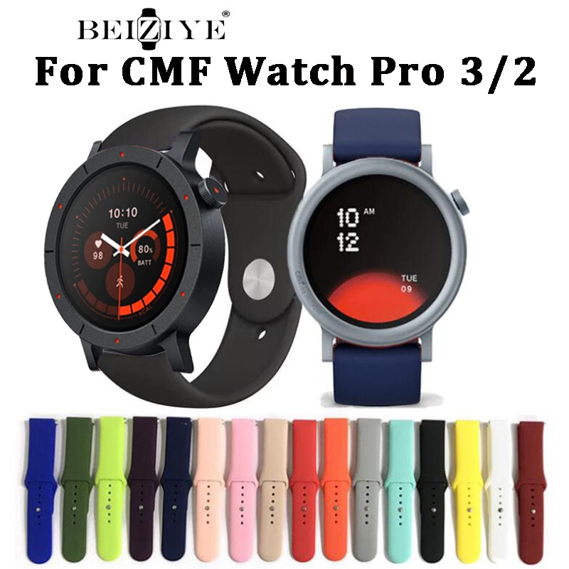 CMF Watch Pro 3 สายนาฬิกาซิลิโคนสปอร์ต CMF by Nothing Smart Watch Pro 2 สายนาฬิกาซิลิโคนระบายอากาศกันน้ํา – โปรปัง