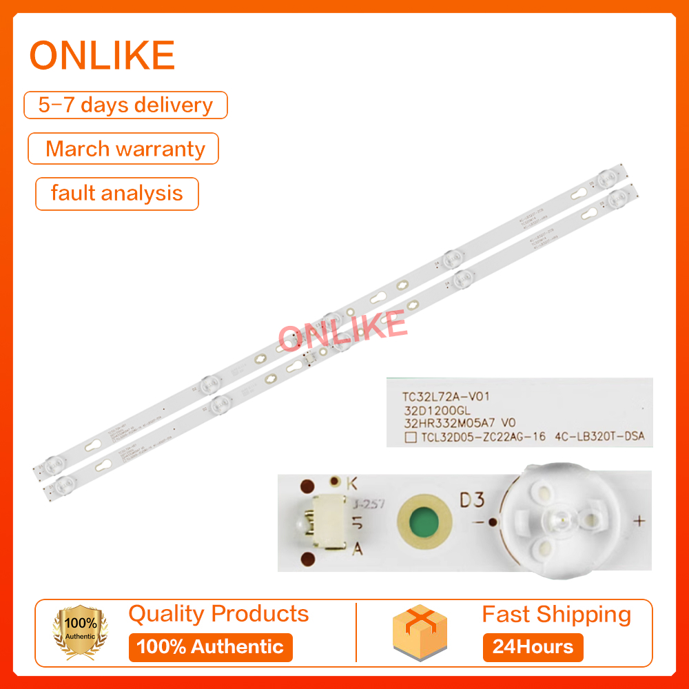 AN-32DH800NS แถบไฟ LCD เหมาะสําหรับ TCL 32D05-ZC22AG-11, 303TC320034 และ 32GM1.