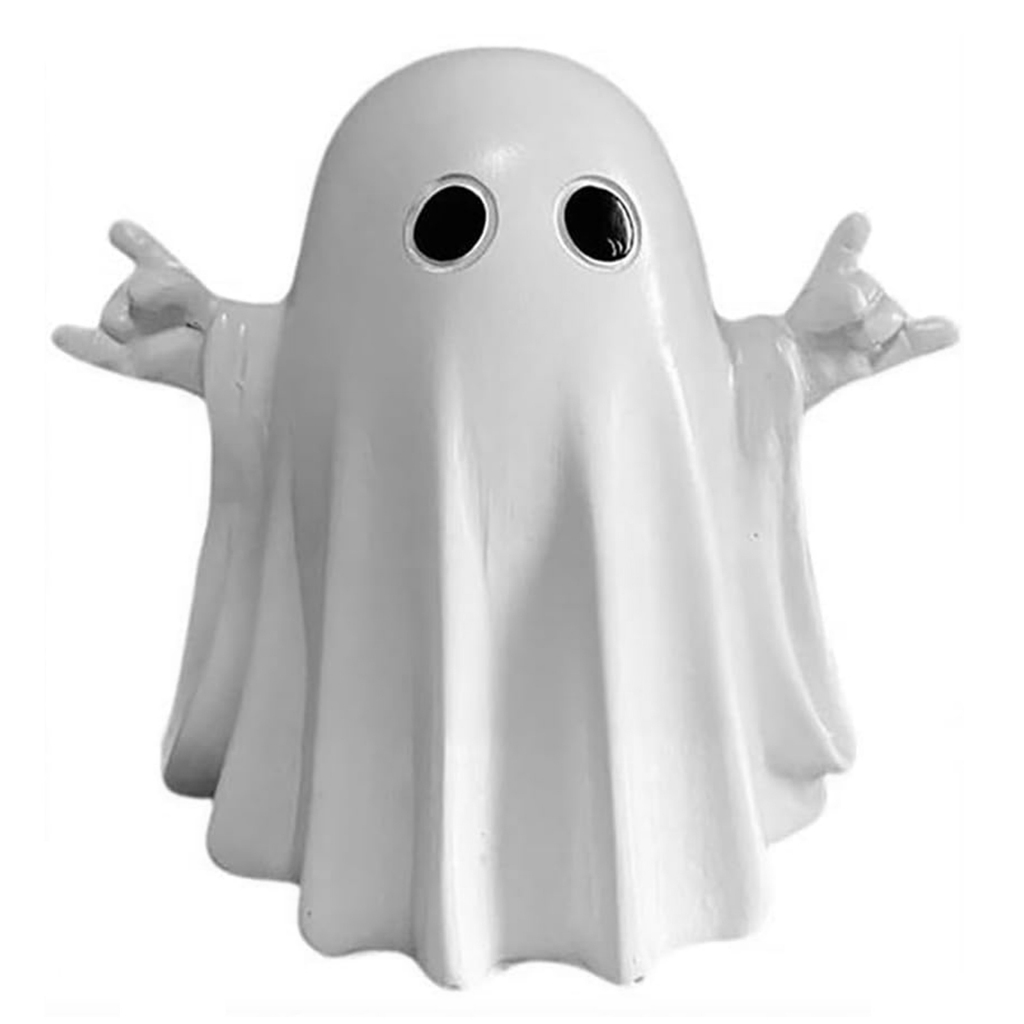 นิ้วกลาง Ghosts เครื่องประดับมือวาดน่ารัก Ghosts ตุ๊กตาสําหรับตกแต่งโต๊ะบ้าน
