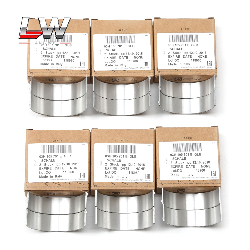 95810321020 03ชม.105701D เครื่องยนต์เชื่อมต่อ Rod Bearing Kit สําหรับ PORSCHE Cayenne VOLKSWAGEN CC 