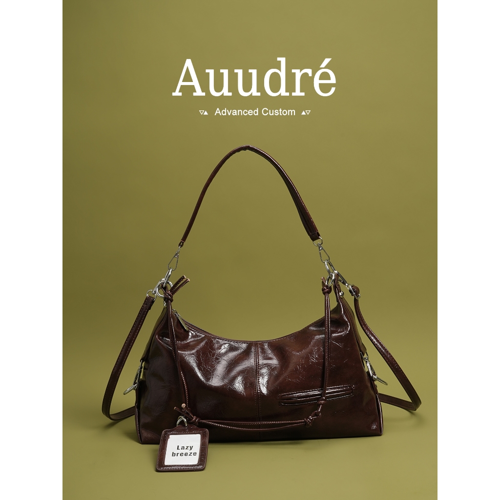 Auure กระเป๋าถือแบบไหล่เดียว ความจุใหญ่ ดีไซน์แฟชั่นสำหรับผู้หญิง ราคา ถูกที่สุด ดีลบีเคเค