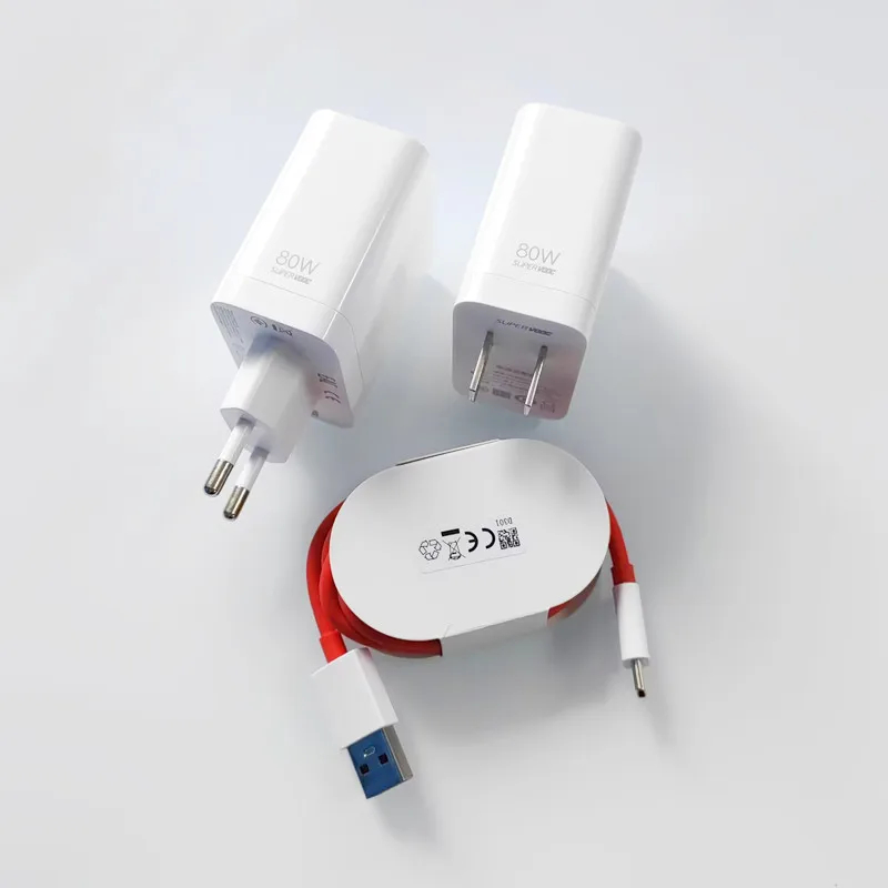 Oneplus 13 13R Original Charger 80W Supervooc Type-A อะแดปเตอร์ EU US UK Super Vooc Fast ชาร์จ Usb C