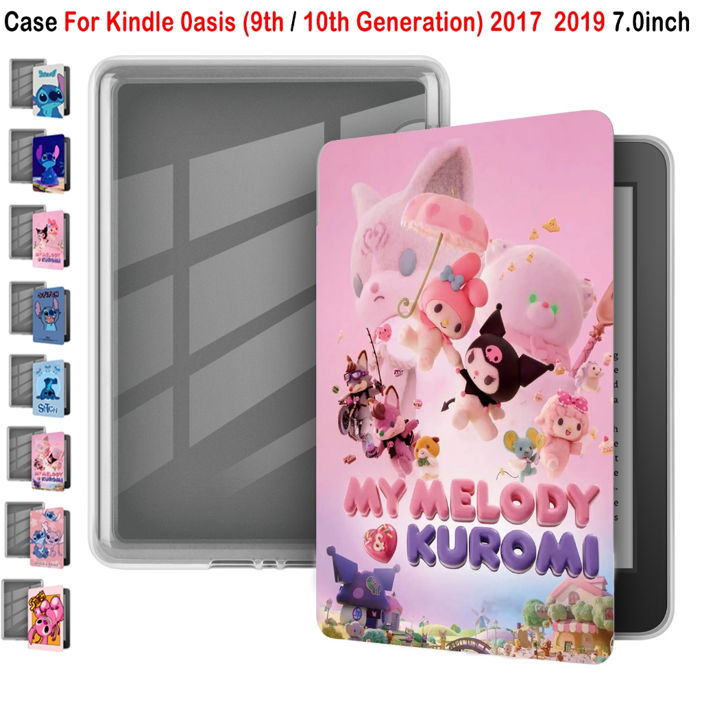 สําหรับ Kindle 0asis (9th 10th Generation) 2017 2019 CW24WI S8IN40 7.0 นิ้ว E-book อะคริลิคโปร่งใสฝา