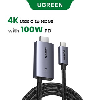 UGREEN สาย USB C to HDMI (4K@60Hz) Type C to HDMI Adapter Th…