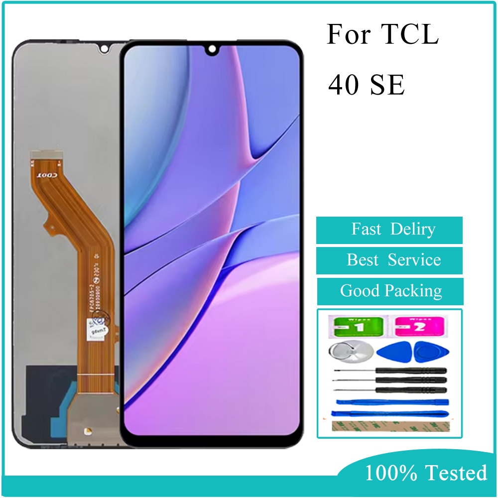 6.75 สําหรับ TCL 40 SE T610 T610K T610P จอแสดงผล LCD Touch Screen Digitizer Assembly เปลี่ยน