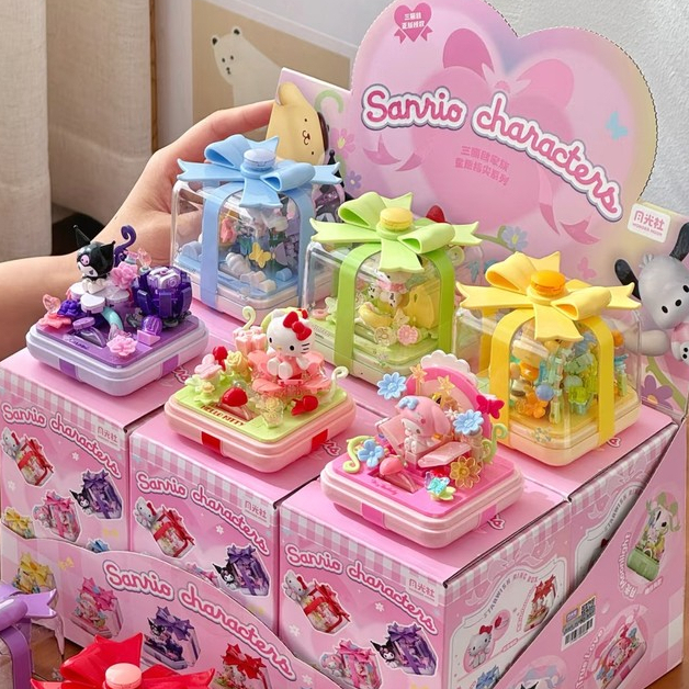ของแท้ Sanrio Starwish Ring Box Series Hello Kitty Kuromi Melody กล่องตาบอดของขวัญ