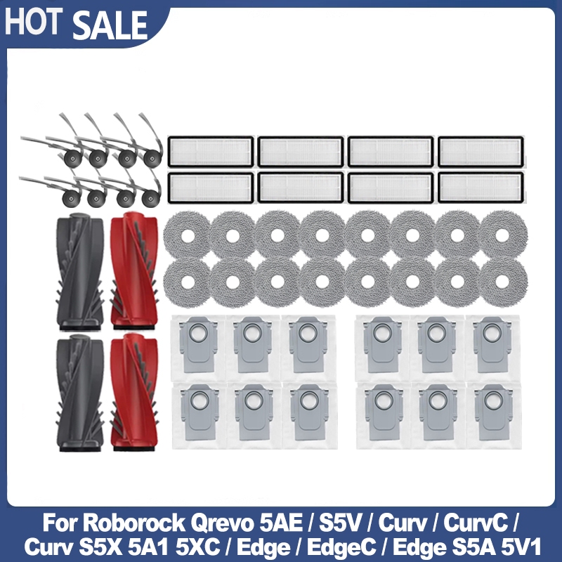 Fit For ( Roborock Qrevo 5AE / S5V / Curv / CurvC / Curv S5X 5A1 5XC / Edge / Edge C / Edge S5A 5V1 