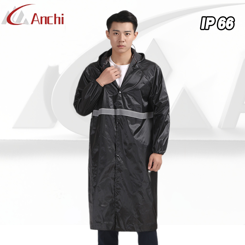 Anchi ชุดกันฝน เสื้อกันฝน มีแถบสะท้อนแสง  พร้อมส่ง เสื้อกันฝนมอเตอร์ไซค์ Waterproof Rain Suit