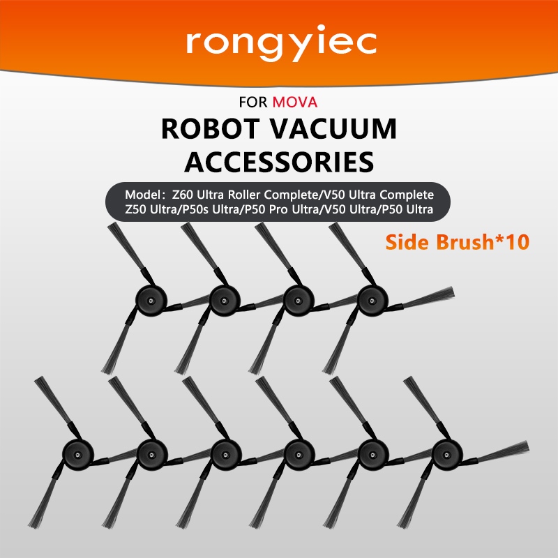 Rongyiec เปลี่ยนแปรงด้านข้างสําหรับ MOVA หุ่นยนต์สูญญากาศ Z60 Ultra Roller Complete/V50 Ultra Comple