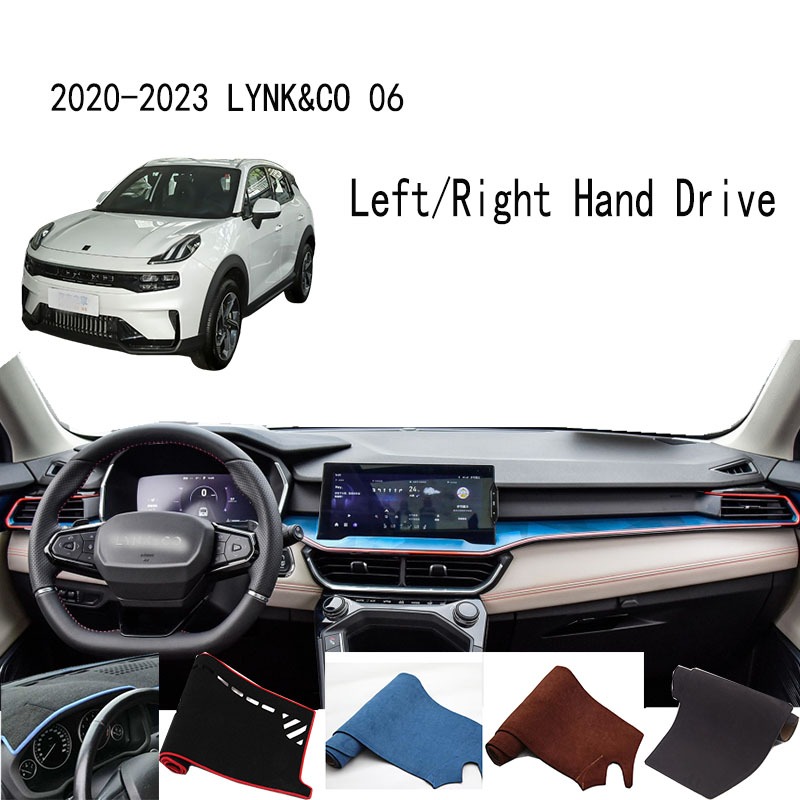 สําหรับปี 2020-2023 LYNK&CO 06 EM-P Dashmat Dash mat Dash mat Dashboard ฝาครอบเครื่องมือแผงครีมกันแด