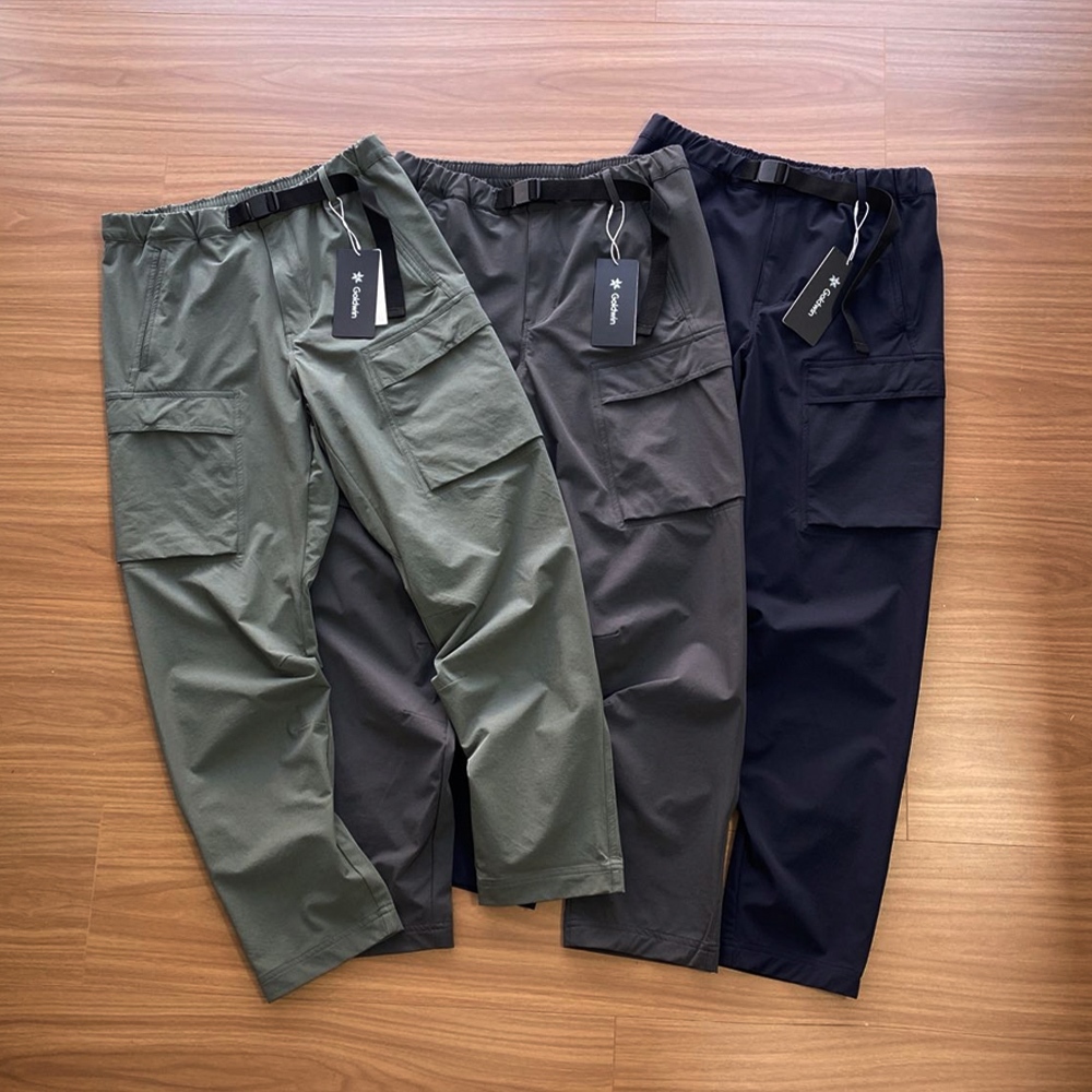 Goldwin CORDURA กางเกงคาร์โก้ผ้ายืด