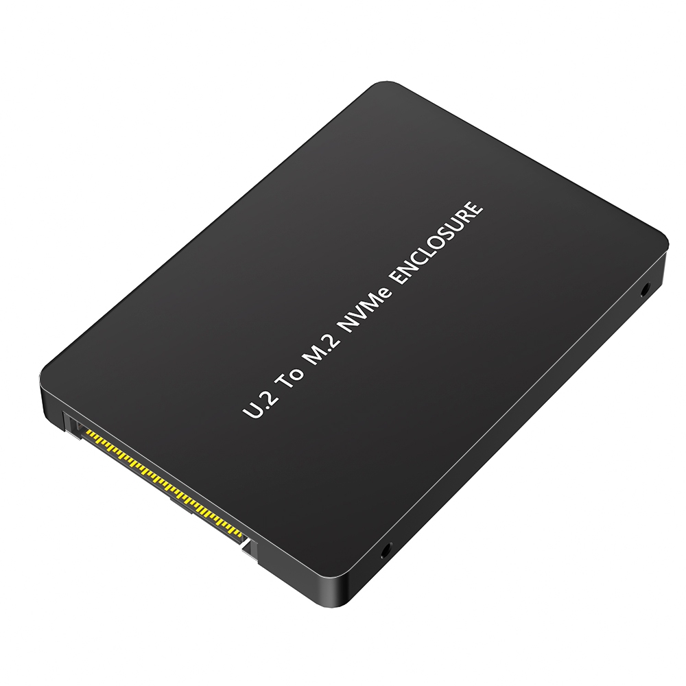 M.2 NVME PCIe SSD เป็น U.2 SFF-8639 2.5" Hard Disk Enclosure Case อะแดปเตอร์แปลงกล่อง