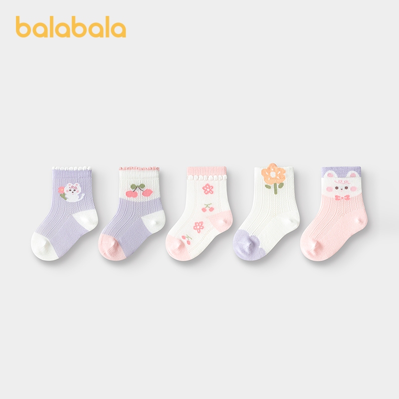 ถนน เด็กฤดูร้อนตาข่ายบางถุงเท้าระบายอากาศสําหรับทารก5คู่ชุดนุ่มสบายยืดหยุ่นทุกวันสวมใส่ถุงเท้าข้อเท้าโรงเรียนสวมใส่กีฬาถุงเท้าผ้าฝ้ายสําหรับทารกน้อ