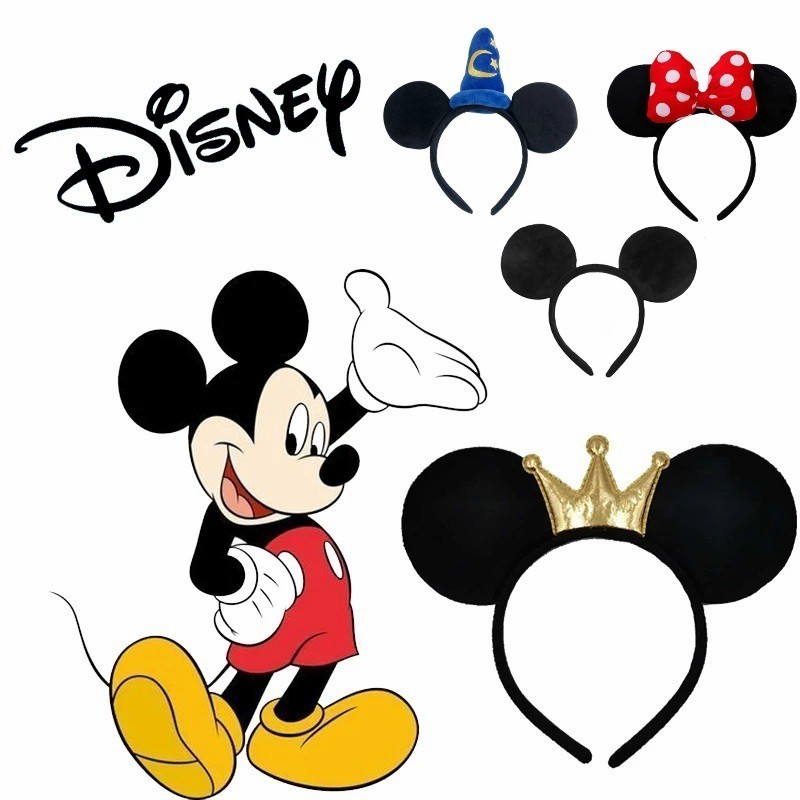 Polka Dot Bow Headdress ที ่ คาดผมมิกกี ้ เมาส ์
