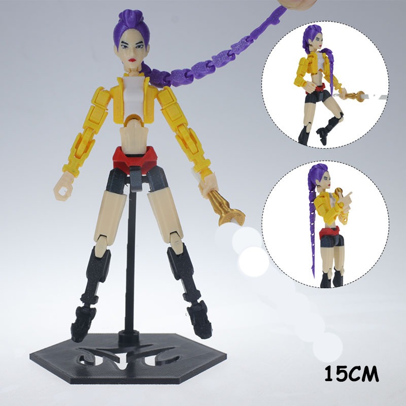 รุ่น KPop Demon Hunters Huntrix Derpy Tiger Action Figure ของสะสมของเล่น ราคา ถูกที่สุด ดีลบีเคเค แกลเลอรีภาพที่ 7