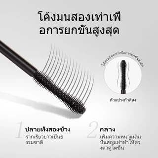 Zeesea มาสคาร่าหัวแปรงกันน้ําติดทนนาน 36H Smudge-proof ยาวขนตาเส้นใยบรรจุ Curling Eye แต่งหน้าเหงื่อ Proof