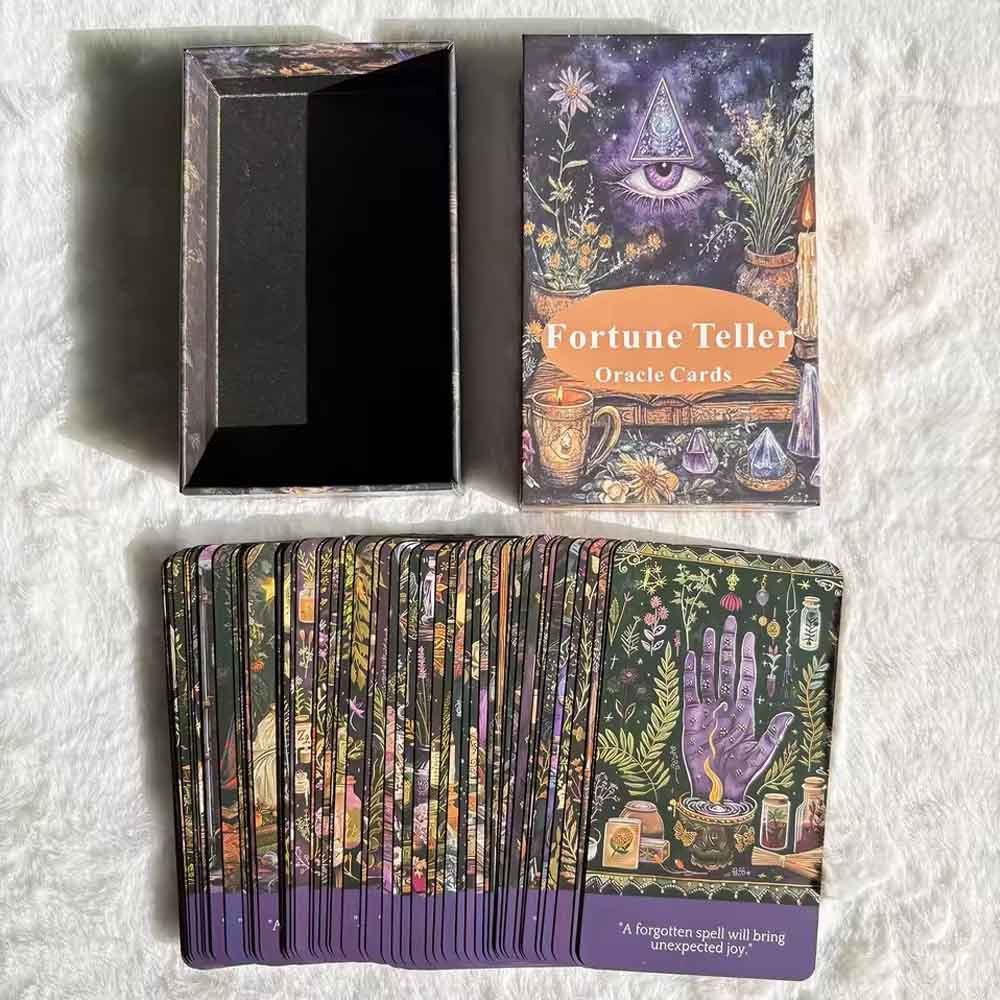 การ์ด Oracle Fortune Teller, Fortune Telling Tarot Deck, พร้อมความหมายบนการ์ด, เหมาะสําหรับผู้เริ่มต้น, การ์ด 12x7 ซม. - รูปที่ 2
