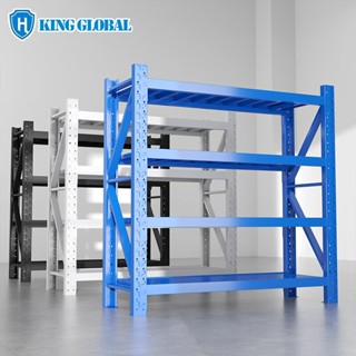 🔥ชั้นวางเหล็กปรับระดับ 4 ชั้น สูง 2 เมตร 350kg/ชั้น มีหลายสี…