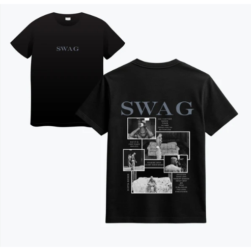 POLERA Justin Bieber - เสื้อยืดอัลบั้ม Swag ส่วนตัวทํา Justin Bieber: Swag Exclusivo t-shrit