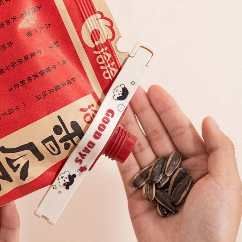 คลิปปิดผนึกอเนกประสงค์น่ารักสีสันสดใสครัวปรุงรสคลิปถนอมอาหารคลิปปิดผนึกเก็บของในครัวเรือน - รูปที่ 3