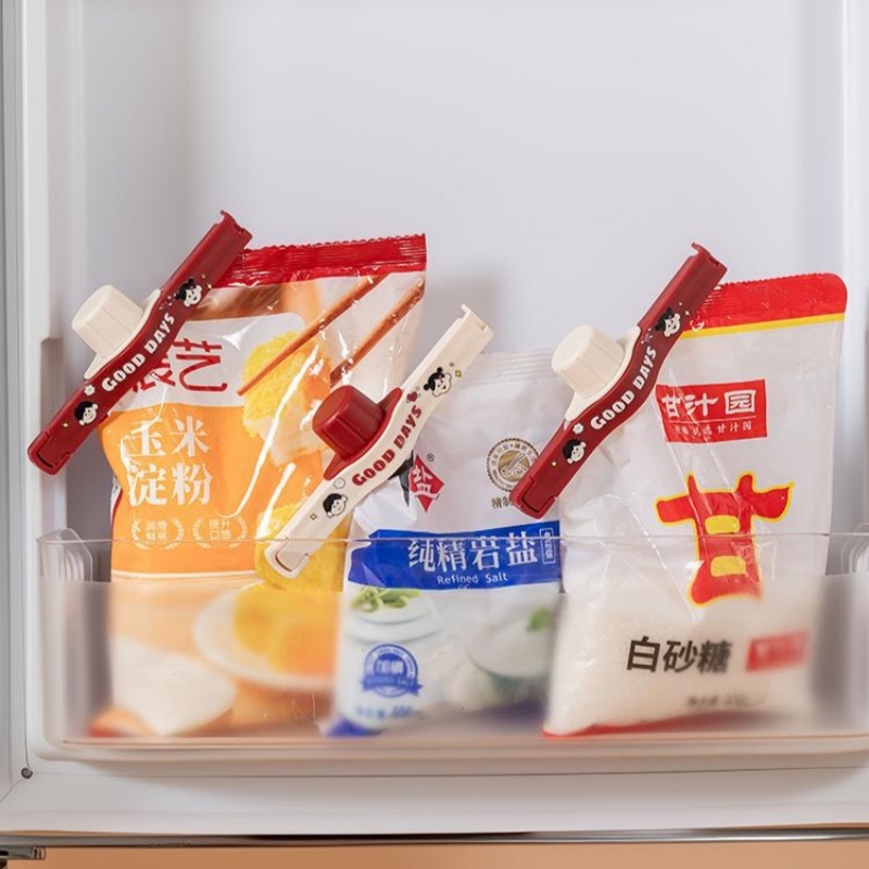 คลิปปิดผนึกอเนกประสงค์น่ารักสีสันสดใสครัวปรุงรสคลิปถนอมอาหารคลิปปิดผนึกเก็บของในครัวเรือน - รูปที่ 5