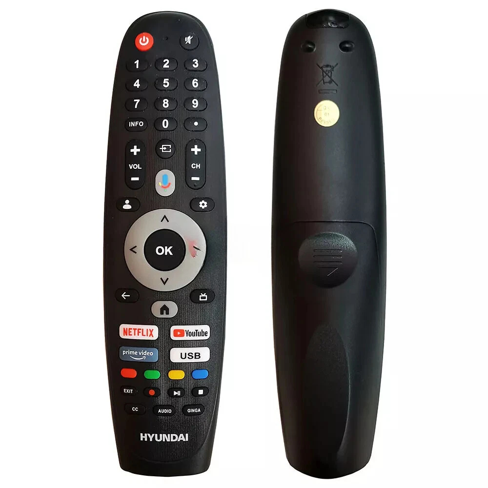 ใหม่ HYUNDAI เสียงระยะไกลสําหรับ Hyundai RCA Blaupunkt Android Google TV Voice Remote RTA4340