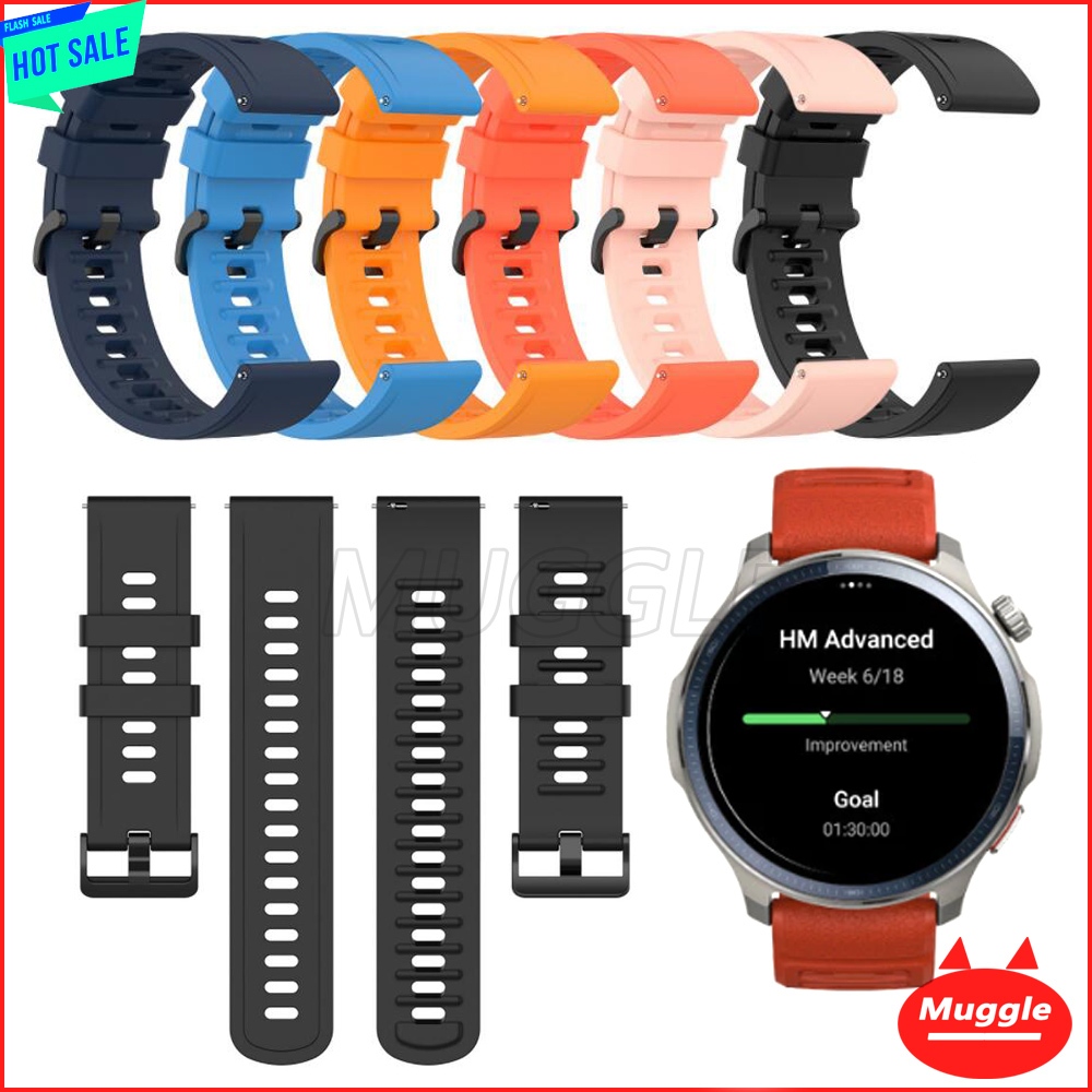 Amazfit Balance 2 47 mm สมาร์ทวอทช์ Amazfit Balance 2 สายรัดข้อมือสายนาฬิกาซิลิโคน Amazfit Active Ma