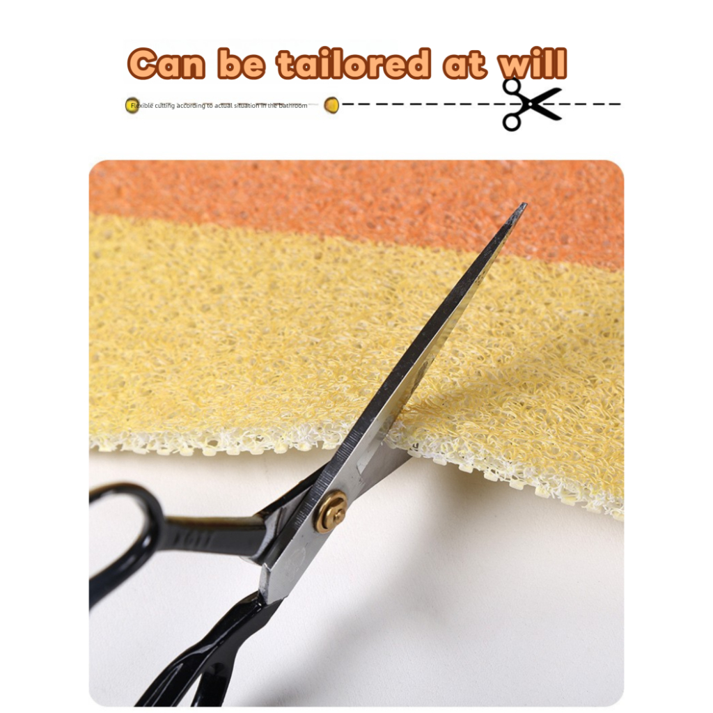 แหวนผ้าไหมการ์ตูนห้องน้ําแผ่นกันลื่น/ห้องอาบน้ําพรมปูพื้นห้องน้ํา/กลวงระบายน้ําระบายน้ําระบายน้ําเสื่อเด็กอาบน้ําเท้าทน - รูปที่ 3