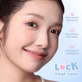 PINKFLASH AiryMatte AcneProof Loose Powder 16H Oil Control Micro Powder Particles Ultra Pore-Blurring Flashback Proof กันน้ํา Sweatproof