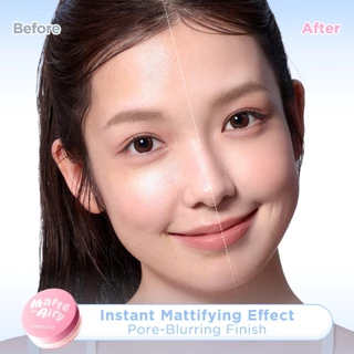 PINKFLASH AiryMatte AcneProof Loose Powder 16H Oil Control Micro Powder Particles Ultra Pore-Blurring Flashback Proof กันน้ํา Sweatproof