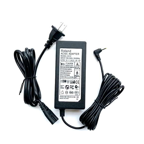 Roland PSB-6U TR-8HA-5/PW-2/EH-50 อะแดปเตอร์ไฟ 3V 1A 3V1.2A