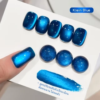 XEIJAYI 15ml สีน้ำเงินเงาสุดใหม่เจลทาเล็บลาย Cat Eye เหมาะสำหรับร้านทำเล็บและงาน DIY ที่บ้าน