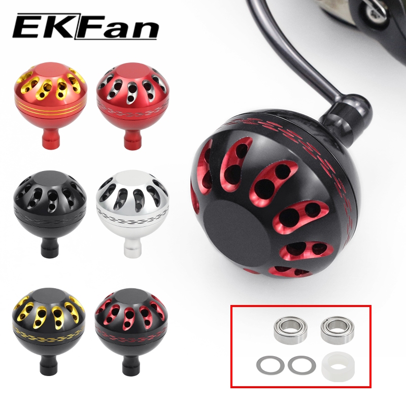 EKFan Fishing Reel knob 38mm Aluminum Alloy for shimano/daiwa Spinning Baitcasting Fishing Reel hand