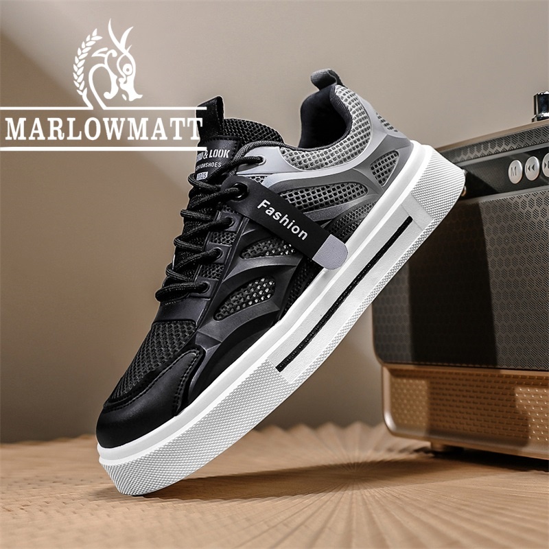 รองเท้าผู้ชาย Marlowmatt | รองเท้าลําลองกีฬากลางแจ้ง | รองเท้าตาข่ายระบายอากาศน้ําหนักเบา | 2025 สไตล์ใหม่