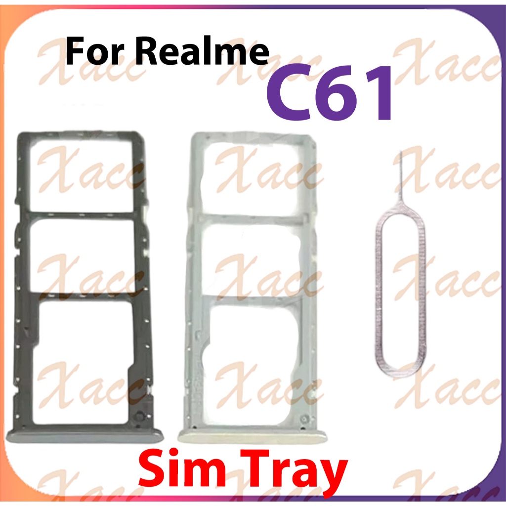 สําหรับRealme C61 RMX3939 ซิมการ์ดถาดผู้ถือเปลี่ยน