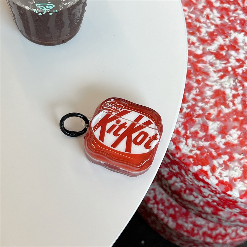 การ์ตูนน่ารักจี้ช็อกโกแลต Airpods สําหรับ Airpods 3/4/1/2/Pro/Pro2 รุ่นชุดหูฟังบลูทูธไร้สาย Drop Resistance เคสป้องกัน - รูปที่ 3