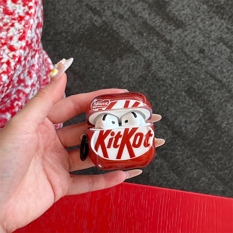 การ์ตูนน่ารักจี้ช็อกโกแลต Airpods สําหรับ Airpods 3/4/1/2/Pro/Pro2 รุ่นชุดหูฟังบลูทูธไร้สาย Drop Resistance เคสป้องกัน - รูปที่ 5