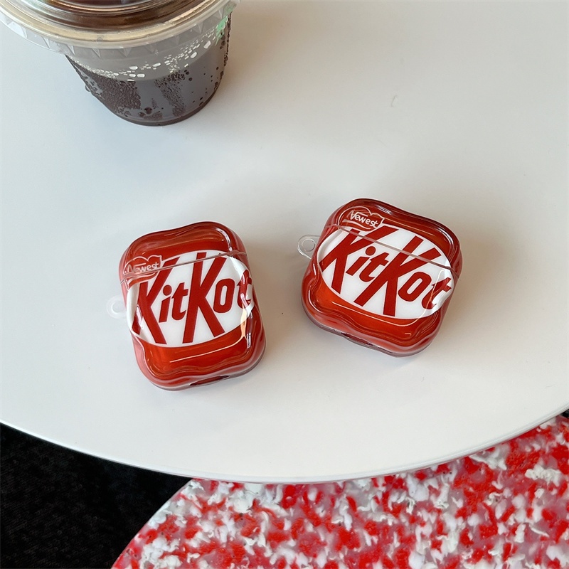 การ์ตูนน่ารักจี้ช็อกโกแลต Airpods สําหรับ Airpods 3/4/1/2/Pro/Pro2 รุ่นชุดหูฟังบลูทูธไร้สาย Drop Resistance เคสป้องกัน - รูปที่ 6