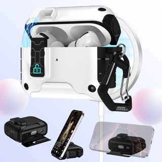 ใหม่สําหรับเคส airpods 4/airpods pro2/pro3 | ฝาพับแม่เหล็ก ว…