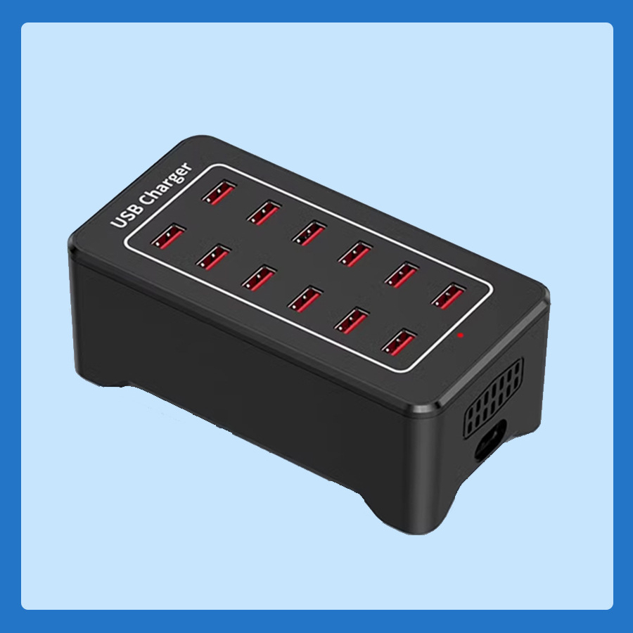 Multi USB Charger Station 5V 1A Smart Charger 50W Fast Charging USB Type C Wall Charger สําหรับโทรศั