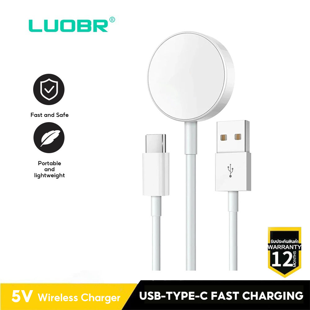 สายชาร์จแม่เหล็กไร้สาย USB Type C สําหรับ Watch Ultra Series 8 7 6 SE i-(Watch Series 8 7 6 3 5 3 2