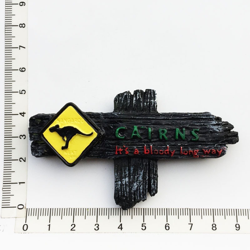 ออสเตรเลียตู้เย็นแม่เหล็กสร้างสรรค์การท่องเที่ยวที่ระลึกงานฝีมือตกแต่งภาพวาดเรซินแม่เหล็กตู้เย็นสติกเกอร์ - รูปที่ 4